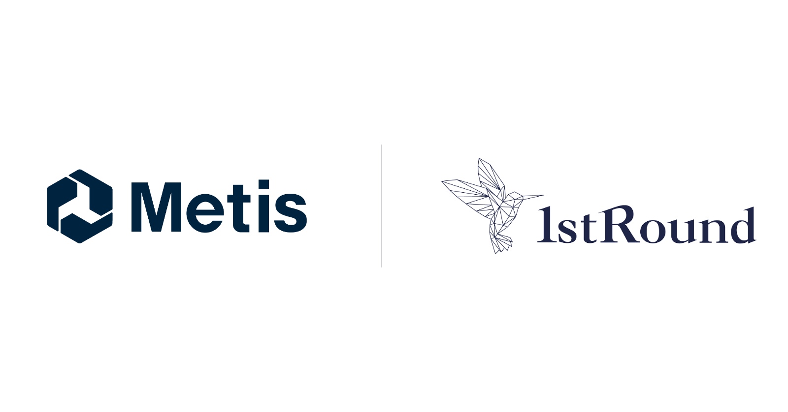 Metis and 1stRound logos